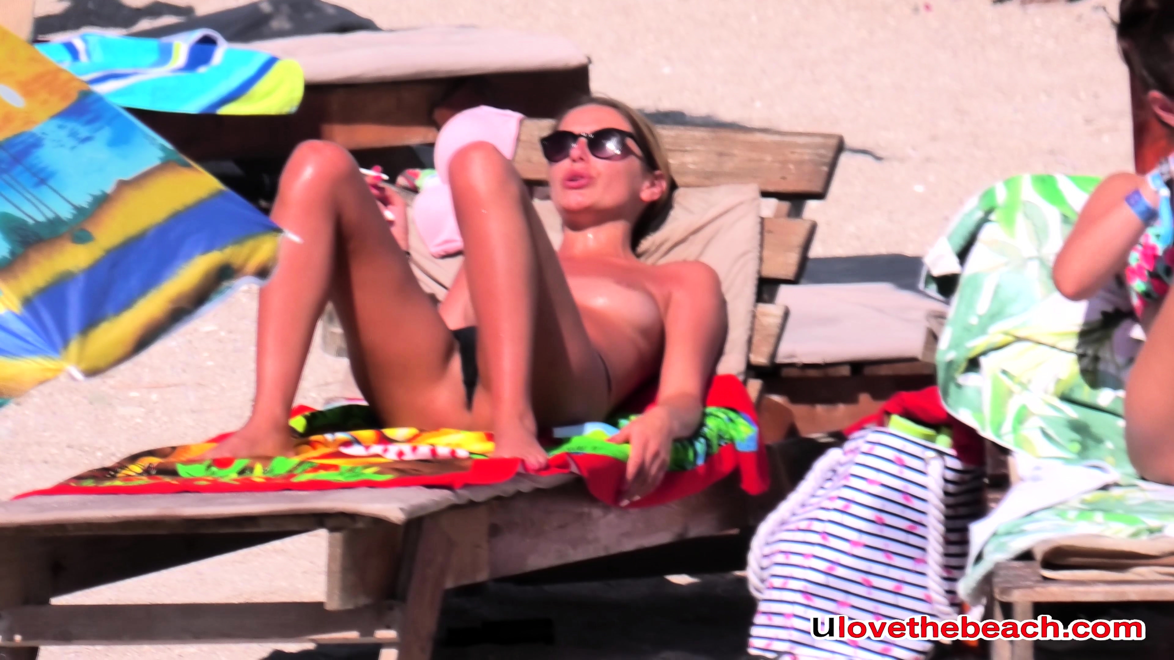 Free Mobile Porn Videos - Big Tits Topless Hot Milfs Spied At Beach By Voyeur Spy Cam - 3892296 pic